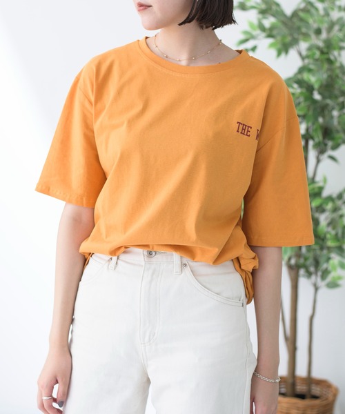 MAISON BREEZE（メゾンブリーズ）の「【MAISON BREEZE】THE WEST プリントロゴTシャツ（Tシャツ/カットソー・レディース・ホワイト/イエロー・FREE）」の22枚目の写真