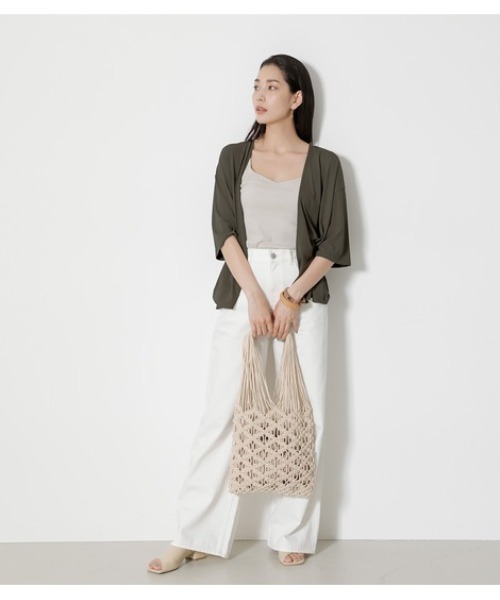 ICE CLEAN POCKETABLE CARDIGAN/アイスクリーンポケッタブル