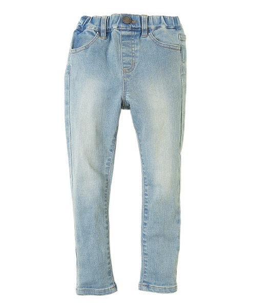 devirock（デビロック）の「楽デニム スキニーパンツ（デニムパンツ・キッズ・ワンウォッシュ/ブルー系その他/ネイビー/サックスブルー・130cm/140cm/100cm/160cm/150cm/110cm/120cm）」の8枚目の写真