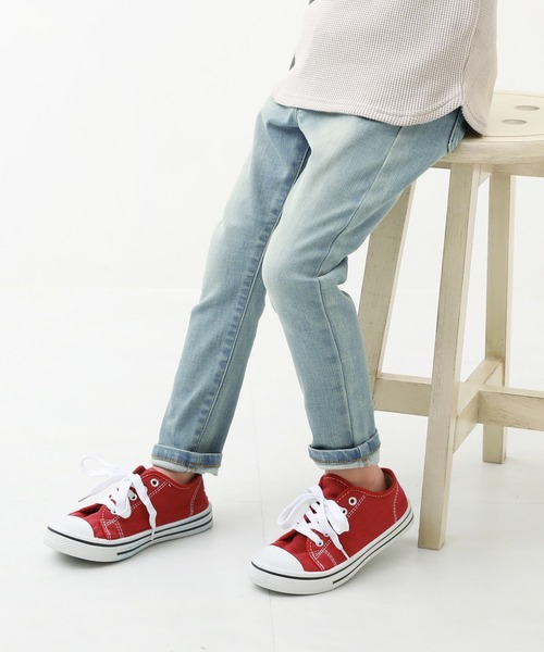 devirock（デビロック）の「楽デニム スキニーパンツ（デニムパンツ・キッズ・ワンウォッシュ/ブルー系その他/ネイビー/サックスブルー・130cm/140cm/100cm/160cm/150cm/110cm/120cm）」の13枚目の写真