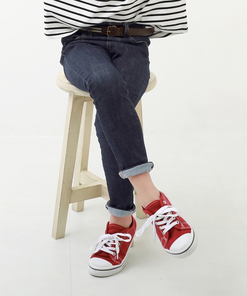 devirock（デビロック）の「楽デニム スキニーパンツ（デニムパンツ・キッズ・ワンウォッシュ/ブルー系その他/ネイビー/サックスブルー・130cm/140cm/100cm/160cm/150cm/110cm/120cm）」の21枚目の写真