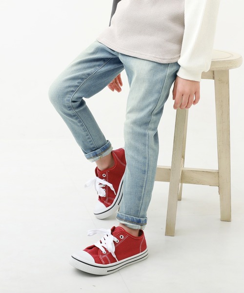 devirock（デビロック）の「楽デニム スキニーパンツ（デニムパンツ・キッズ・ワンウォッシュ/ブルー系その他/ネイビー/サックスブルー・130cm/140cm/100cm/160cm/150cm/110cm/120cm）」の19枚目の写真