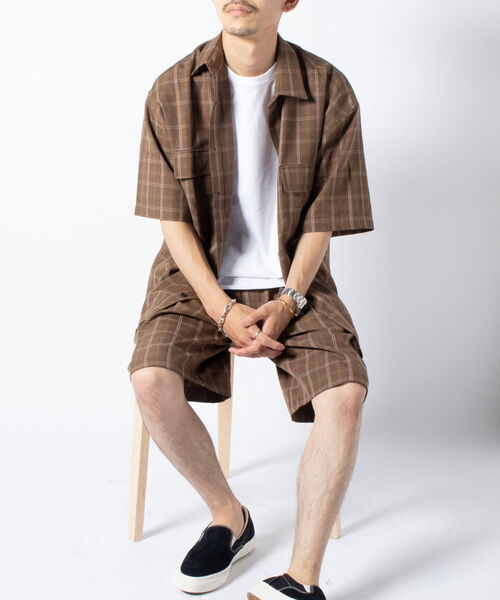 GLOSTER（グロスター）の「テックワークショーツ（その他パンツ・メンズ・ブラック/ライトグリーン/ベージュ系その他・MEDIUM/LARGE）」の8枚目の写真