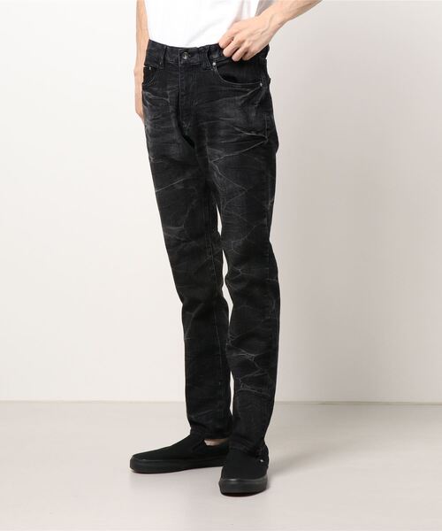 semantic design（セマンティックデザイン）の「セマンティックデザイン/semantic designリサイクル ストレッチデニム レギュラーパンツ（デニムパンツ・メンズ・ネイビー/ブラック・MEDIUM/LARGE/S/X-LARGE）」の2枚目の写真