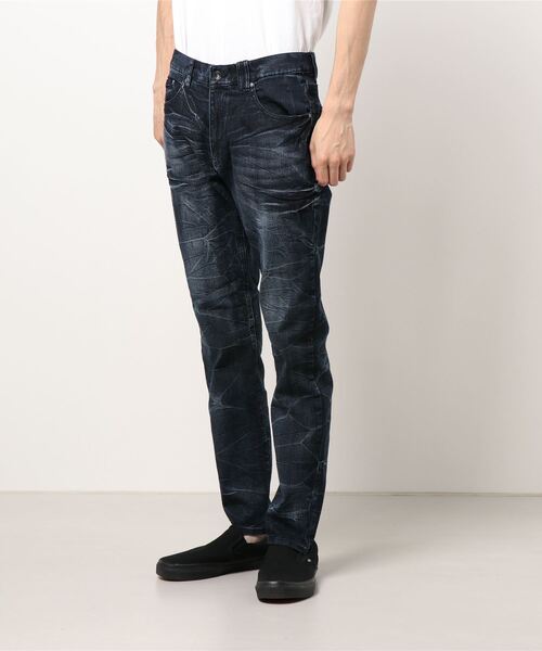 semantic design（セマンティックデザイン）の「セマンティックデザイン/semantic designリサイクル ストレッチデニム レギュラーパンツ（デニムパンツ・メンズ・ネイビー/ブラック・MEDIUM/LARGE/S/X-LARGE）」の6枚目の写真
