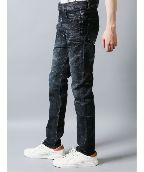 semantic design（セマンティックデザイン）の「セマンティックデザイン/semantic designリサイクル ストレッチデニム レギュラーパンツ（デニムパンツ・メンズ・ネイビー/ブラック・MEDIUM/LARGE/S/X-LARGE）」の9枚目の写真