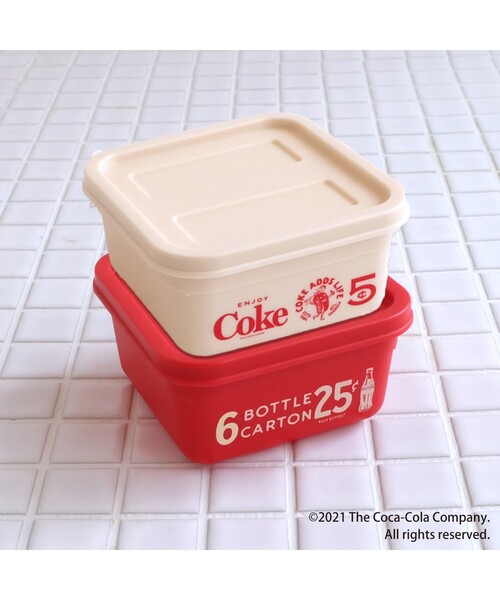 Coca Cola コカ コーラ コンテナ容器 2p S Coca Cola コカ コーラ コンテナ容器 2p S