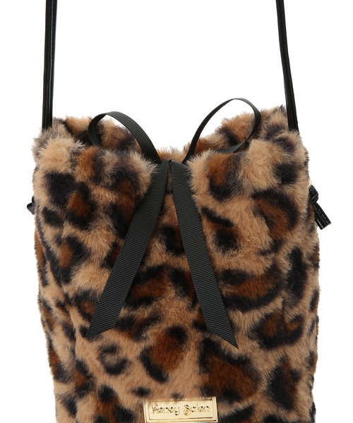 Honey Salon（ハニーサロン）の「ファーミニポシェット（ショルダーバッグ・レディース・ラベンダー/ブラウン/ホワイト・FREE）」の21枚目の写真