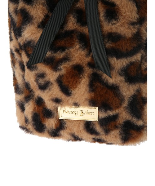 Honey Salon（ハニーサロン）の「ファーミニポシェット（ショルダーバッグ・レディース・ラベンダー/ブラウン/ホワイト・FREE）」の10枚目の写真