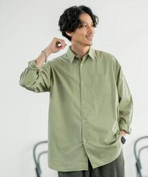 ポプリン起毛ビッグシャツ