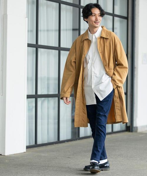 coen(コーエン)の「ポプリン起毛ビッグシャツ(シャツ/ブラウス・メンズ・ライトグレー/ホワイト/オリーブ・LARGE/SMALL/MEDIUM/X-LARGE)」の15枚目の写真