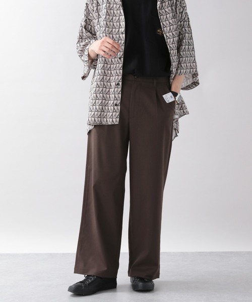 RAGEBLUE（レイジブルー）の「TRストレッチ/タックワイドパンツ/956091（スラックス・メンズ・ブラック/ダークブラウン/ベージュ/パープル/ブルー/グリーン/その他4・SMALL/MEDIUM/LARGE）」の20枚目の写真