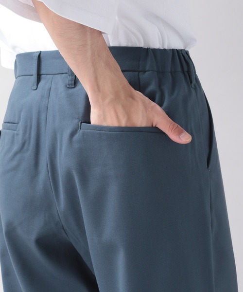 RAGEBLUE（レイジブルー）の「TRストレッチ/タックワイドパンツ/956091（スラックス・メンズ・ブラック/ダークブラウン/ベージュ/パープル/ブルー/グリーン/その他4・SMALL/MEDIUM/LARGE）」の14枚目の写真