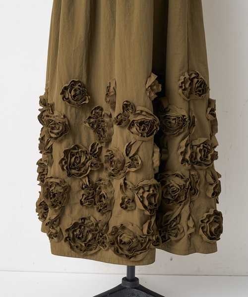 BEARDSLEY（ビアズリー）の「花スカート（スカート・レディース・カーキ・FREE）」の12枚目の写真