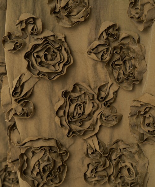 BEARDSLEY（ビアズリー）の「花スカート（スカート・レディース・カーキ・FREE）」の5枚目の写真