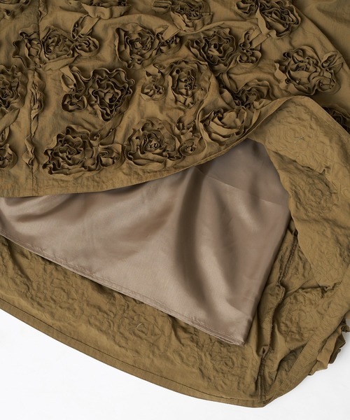 BEARDSLEY（ビアズリー）の「花スカート（スカート・レディース・カーキ・FREE）」の3枚目の写真