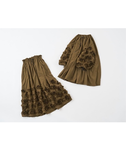BEARDSLEY（ビアズリー）の「花スカート（スカート・レディース・カーキ・FREE）」の15枚目の写真