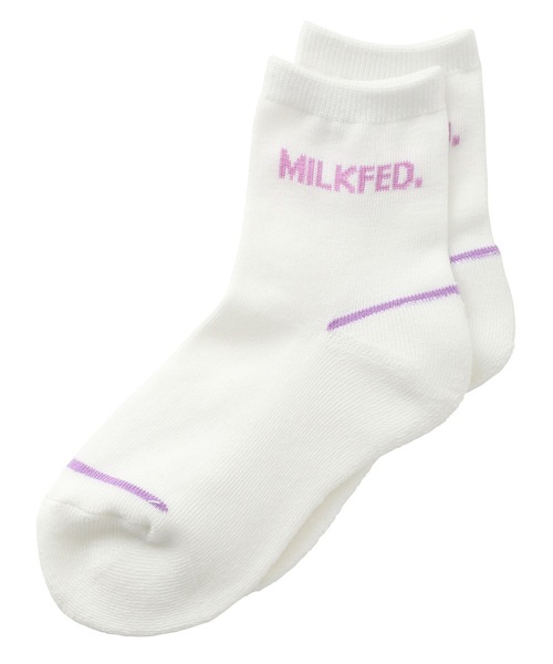 MILKFED.（ミルクフェド）の「MILKFED.  MIDDLE SOCKS SET（ソックス/靴下・レディース・ライトパープル/ブラック/レッド・ONE SIZE）」の15枚目の写真