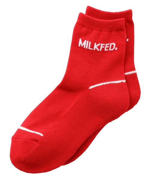 MILKFED.（ミルクフェド）の「MILKFED.  MIDDLE SOCKS SET（ソックス/靴下・レディース・ライトパープル/ブラック/レッド・ONE SIZE）」の9枚目の写真