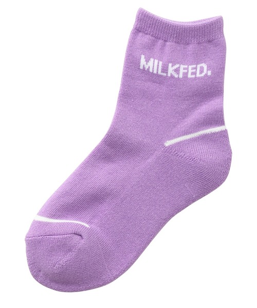 MILKFED.（ミルクフェド）の「MILKFED.  MIDDLE SOCKS SET（ソックス/靴下・レディース・ライトパープル/ブラック/レッド・ONE SIZE）」の8枚目の写真