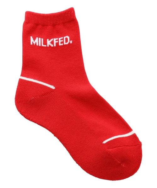MILKFED.（ミルクフェド）の「MILKFED.  MIDDLE SOCKS SET（ソックス/靴下・レディース・ライトパープル/ブラック/レッド・ONE SIZE）」の7枚目の写真
