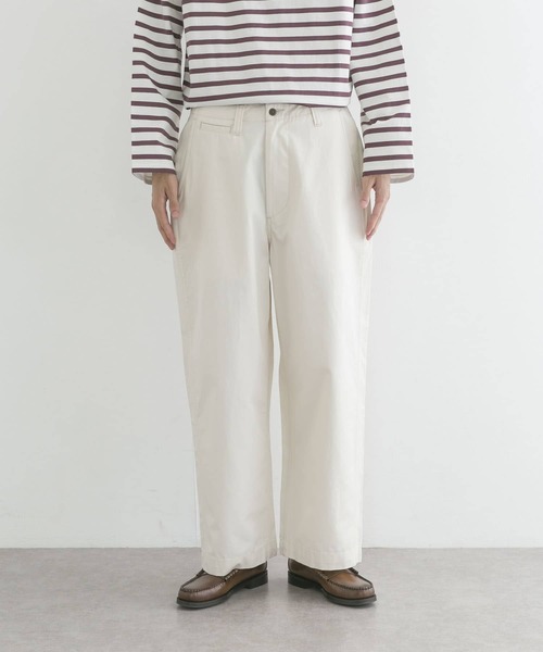 URBAN RESEARCH（アーバンリサーチ）の「ARMY CHINO TROUSERS（チノパンツ・メンズ・ネイビー/アイボリー/ベージュ・MEDIUM/LARGE）」の8枚目の写真