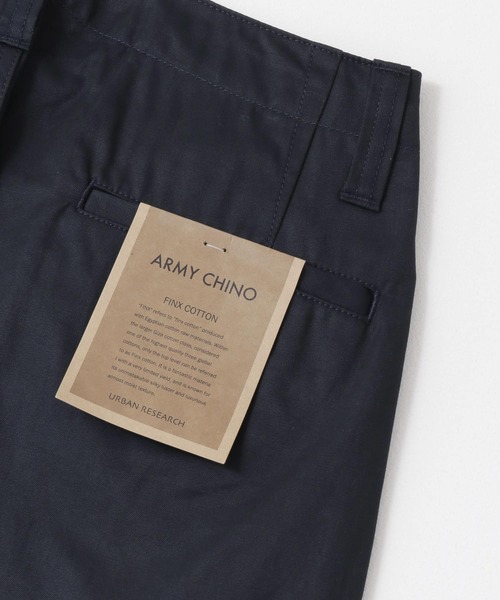URBAN RESEARCH（アーバンリサーチ）の「ARMY CHINO TROUSERS（チノパンツ・メンズ・ネイビー/アイボリー/ベージュ・MEDIUM/LARGE）」の17枚目の写真