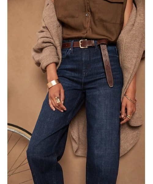 BANANA REPUBLIC デニムパンツ　ハイライズ　テーパード　古着 Banana Republic（バナナリパブリック）の「ハイライズ