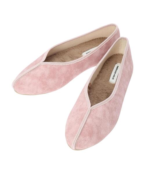 AMERICAN HOLIC(アメリカンホリック)の「【WEB限定】中敷きファーチャイナシューズ(パンプス・レディース・ブラック/ブラウン/ピンク/ゴールド/アイボリー・S/M/L)」の14枚目の写真