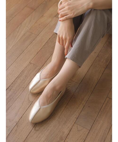 AMERICAN HOLIC(アメリカンホリック)の「【WEB限定】中敷きファーチャイナシューズ(パンプス・レディース・ブラック/ブラウン/ピンク/ゴールド/アイボリー・S/M/L)」の5枚目の写真