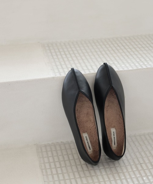 AMERICAN HOLIC(アメリカンホリック)の「【WEB限定】中敷きファーチャイナシューズ(パンプス・レディース・ブラック/ブラウン/ピンク/ゴールド/アイボリー・S/M/L)」の3枚目の写真