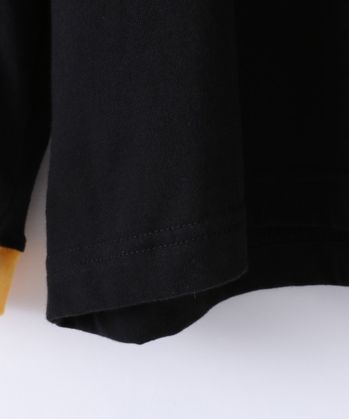 niko and...（ニコアンド）の「【BOKU HA TANOSII（ボクハタノシイ）】コラボロンＴ（Tシャツ/カットソー・メンズ・ホワイト/ブラック/パープル/レッド・MEDIUM/LARGE）」の8枚目の写真