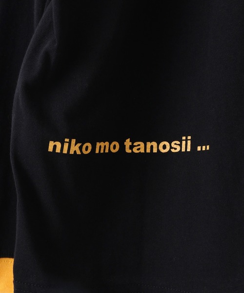 niko and...（ニコアンド）の「【BOKU HA TANOSII（ボクハタノシイ）】コラボロンＴ（Tシャツ/カットソー・メンズ・ホワイト/ブラック/パープル/レッド・MEDIUM/LARGE）」の15枚目の写真