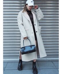 EVRIS | リバーシブルボアロングコート(その他アウター)