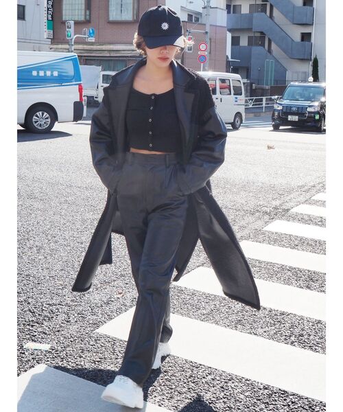 EVRIS(エヴリス)の「リバーシブルボアロングコート(その他アウター・レディース・ブラウン/アイボリー/ブラック・FREE)」の7枚目の写真