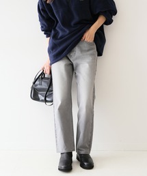 LE DENIM × MARITAS ストレートパンツ【洗濯機使用可能】◆