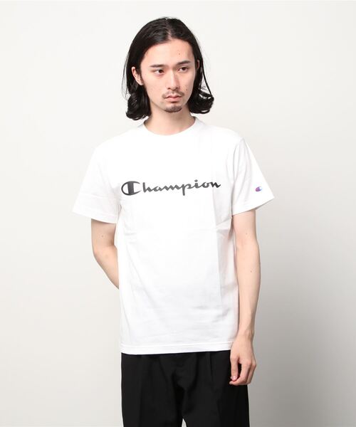 Champion(チャンピオン)の「CHAMPION SHORT SLEEVE T-SHIRT (チャンピオン ショートスリーブTシャツ)(4colors)(Men's)(C3-S301)(Tシャツ/カットソー・メンズ・ホワイト/ブラック/杢グレー/ネイビー・S/M/L/XL)」の10枚目の写真