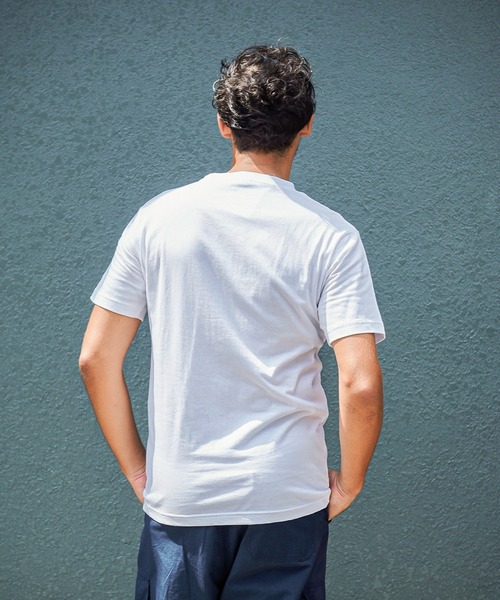 Champion(チャンピオン)の「CHAMPION SHORT SLEEVE T-SHIRT (チャンピオン ショートスリーブTシャツ)(4colors)(Men's)(C3-S301)(Tシャツ/カットソー・メンズ・ホワイト/ブラック/杢グレー/ネイビー・S/M/L/XL)」の11枚目の写真