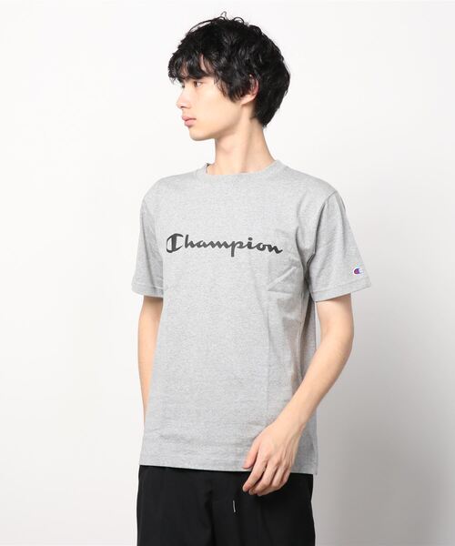 Champion(チャンピオン)の「CHAMPION SHORT SLEEVE T-SHIRT (チャンピオン ショートスリーブTシャツ)(4colors)(Men's)(C3-S301)(Tシャツ/カットソー・メンズ・ホワイト/ブラック/杢グレー/ネイビー・S/M/L/XL)」の9枚目の写真