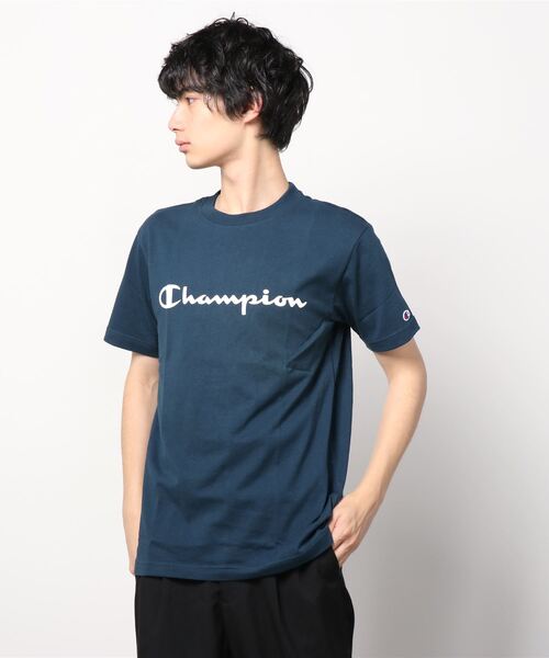 Champion(チャンピオン)の「CHAMPION SHORT SLEEVE T-SHIRT (チャンピオン ショートスリーブTシャツ)(4colors)(Men's)(C3-S301)(Tシャツ/カットソー・メンズ・ホワイト/ブラック/杢グレー/ネイビー・S/M/L/XL)」の7枚目の写真