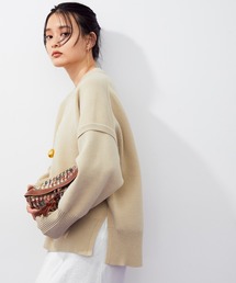 ADAM ET ROPE'（アダムエロペ）の「【WEB限定】リブショルダーニットスウェット（ニット/セーター）」