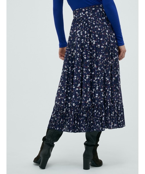 MAX&Co.（マックス アンド コー）の「MAX＆Co. [コンチーゾ] ジャージー ミディ スカート（スカート・レディース・ネイビー・SMALL/MEDIUM/LARGE/X-SMALL）」の4枚目の写真