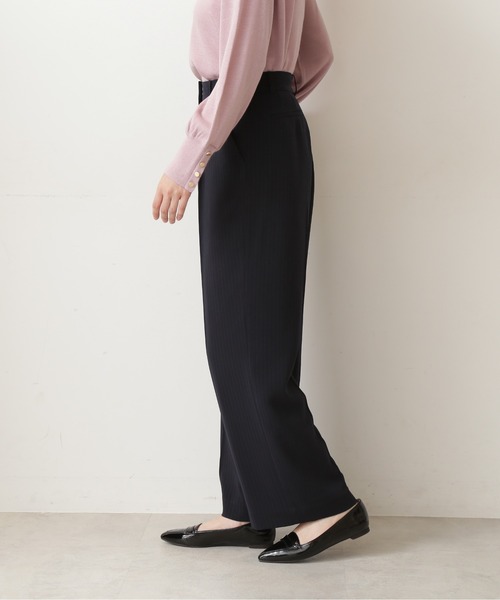 NATURAL BEAUTY BASIC（ナチュラルビューティーベーシック）の「梳毛調ストレートワイドパンツ/0171230912（その他パンツ・レディース・グレー/ブルー系その他6・SMALL/MEDIUM/LARGE/X-SMALL）」の14枚目の写真