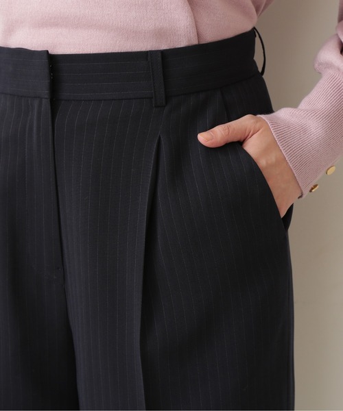NATURAL BEAUTY BASIC（ナチュラルビューティーベーシック）の「梳毛調ストレートワイドパンツ/0171230912（その他パンツ・レディース・グレー/ブルー系その他6・SMALL/MEDIUM/LARGE/X-SMALL）」の15枚目の写真