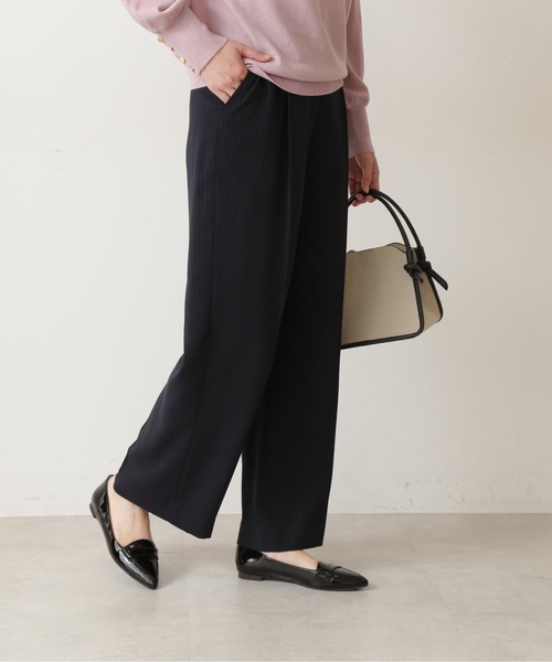 NATURAL BEAUTY BASIC（ナチュラルビューティーベーシック）の「梳毛調ストレートワイドパンツ/0171230912（その他パンツ・レディース・グレー/ブルー系その他6・SMALL/MEDIUM/LARGE/X-SMALL）」の20枚目の写真