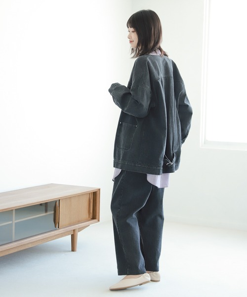 LAKOLE（ラコレ）の「バレルフィットデニムパンツ / 229007（デニムパンツ・レディース・スミクロ/インディゴブルー/ダークインディゴブルー・SMALL/MEDIUM）」の6枚目の写真