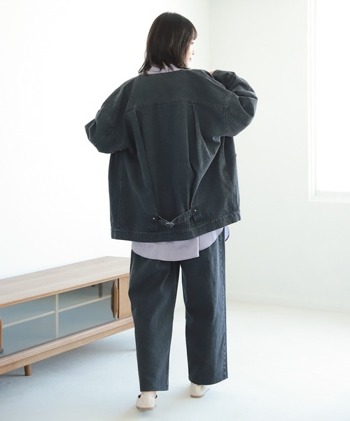 LAKOLE（ラコレ）の「バレルフィットデニムパンツ / 229007（デニムパンツ・レディース・スミクロ/インディゴブルー/ダークインディゴブルー・SMALL/MEDIUM）」の7枚目の写真