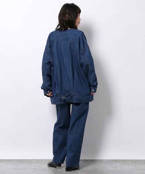 LAKOLE（ラコレ）の「バレルフィットデニムパンツ / 229007（デニムパンツ・レディース・スミクロ/インディゴブルー/ダークインディゴブルー・SMALL/MEDIUM）」の17枚目の写真