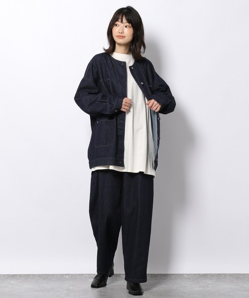 LAKOLE（ラコレ）の「バレルフィットデニムパンツ / 229007（デニムパンツ・レディース・スミクロ/インディゴブルー/ダークインディゴブルー・SMALL/MEDIUM）」の19枚目の写真