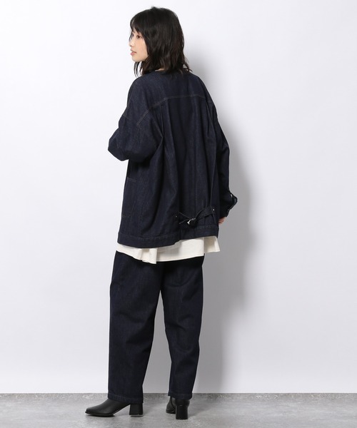 LAKOLE（ラコレ）の「バレルフィットデニムパンツ / 229007（デニムパンツ・レディース・スミクロ/インディゴブルー/ダークインディゴブルー・SMALL/MEDIUM）」の20枚目の写真